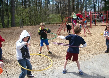 Children Having Fun at Recess