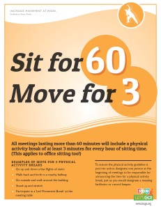 Sit for 60 Move for 3
