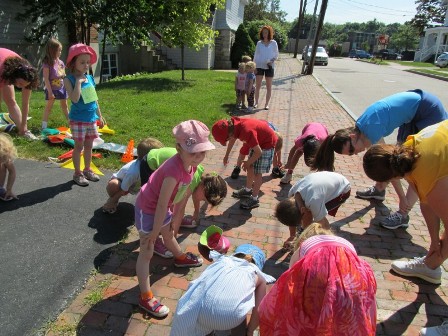 Kids streching