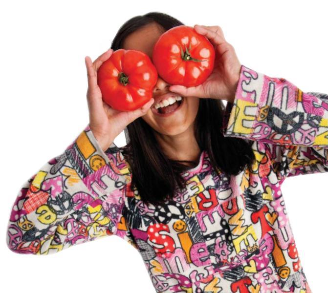 Girl with Tomatoes